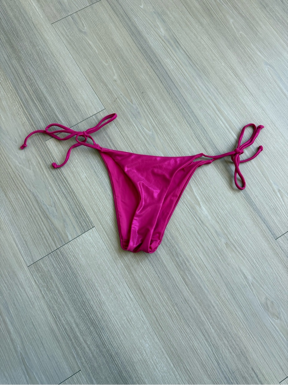 Urban Outfitters Hot Pink Tie-Side Bikini Bottom